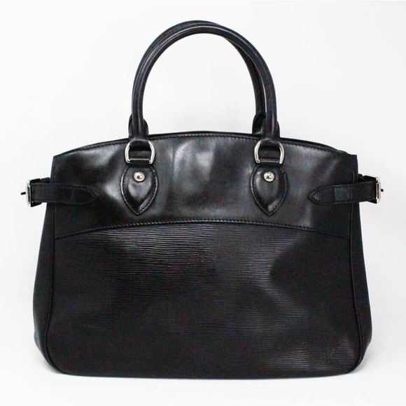 Louis Vuitton Passy Satchel Epi Leather Black PM Shoulder Bag - Picture 1 of 7